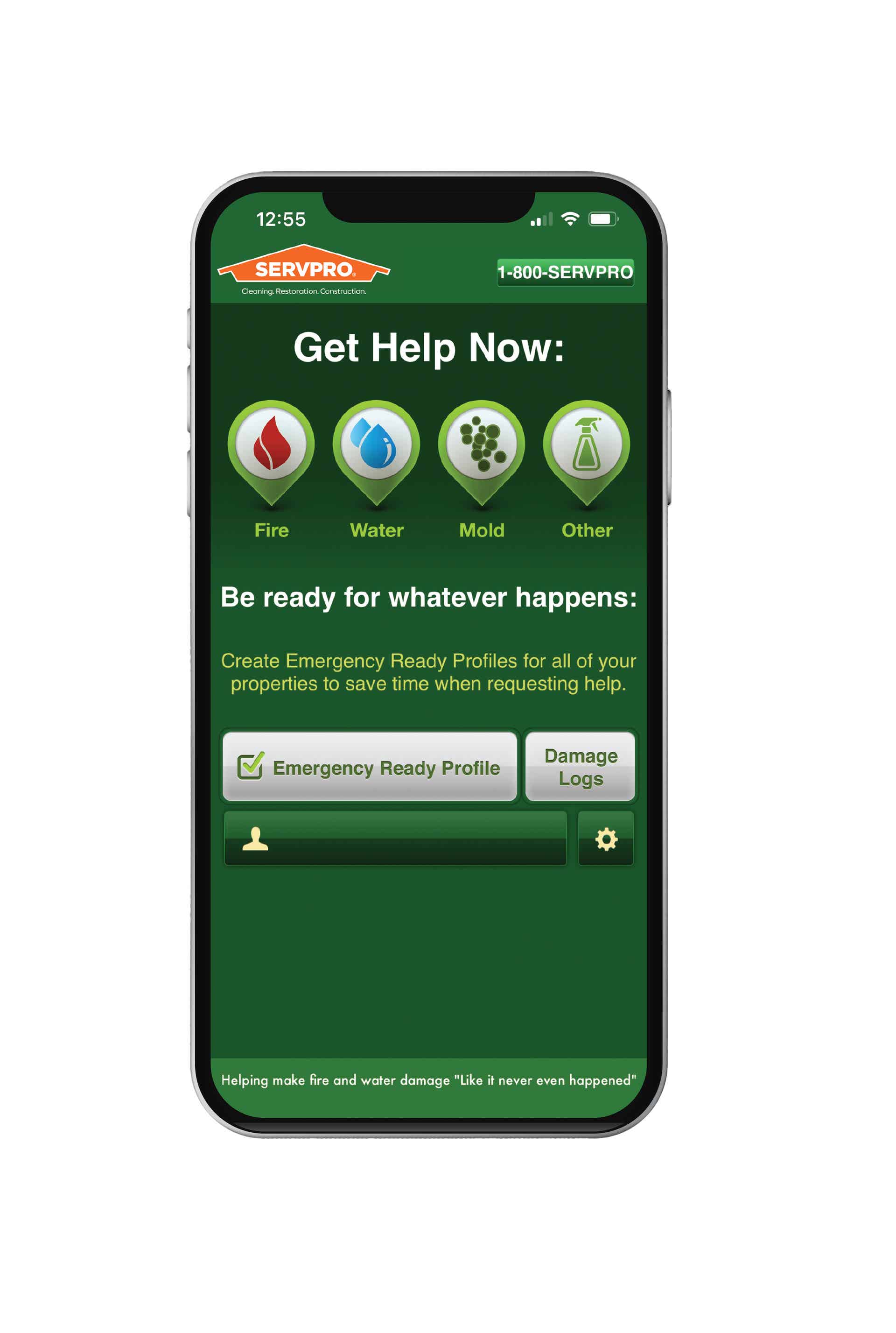 Servpro's Emergency Ready Plan helps prepare your business for disaster before damage occurs and get you back to business