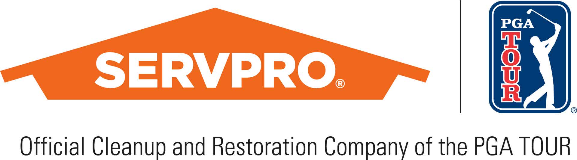 SERVPRO logo partnered with PGA Tour